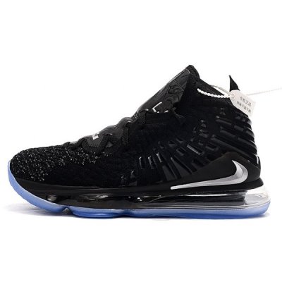 Nike Lebron 17 Siyah / Metal Gümüş Basketbol Ayakkabısı Türkiye - KLGTD74U